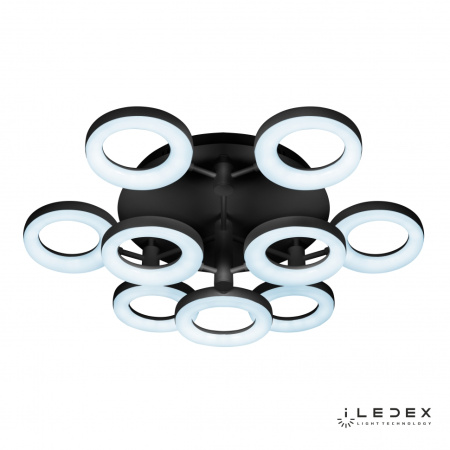 Свет для дома — Потолочная люстра iLedex Jomo FS-014-X9 108W BK купить в  Свет для дома — Потолочная люстра iLedex Jomo FS-014-X9 108W BK купить в