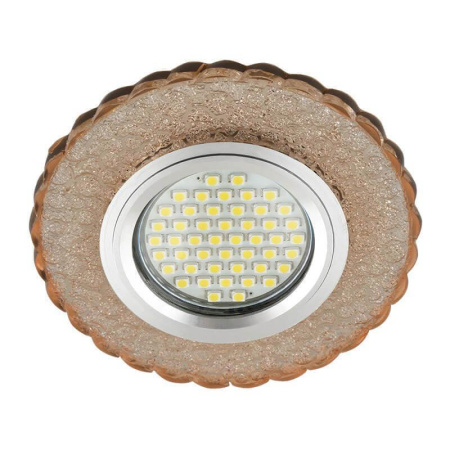 Точечные светильники — Встраиваемый светильник Fametto Luciole DLS-L140 Gu5.3 Glassy/Tea купить в 