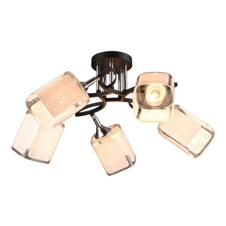 Потолочные люстры — Потолочная люстра IMEX MD.3499-5-S BK+CH купить в 