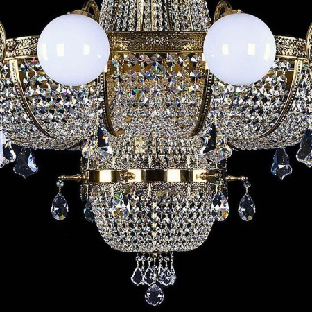 Потолочные люстры — Подвесная люстра Artglass Eurydika 1600x1450 Polished CE купить в 