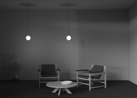 Подвесные светильники — Подвесной светильник Maytoni Technical P039PL-5W4K-10INS-B купить в 