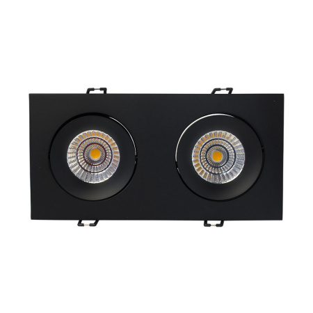 Встраиваемые точечные светильники — Встраиваемый светильник LeDron LD0032-20W-B 3000K купить в 