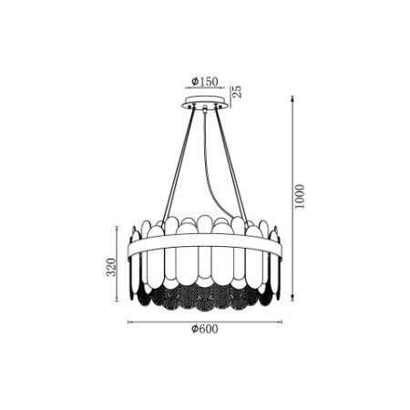 Люстры подвесные — Подвесная люстра Vele Luce VL3185P12 купить в  Люстры подвесные — Подвесная люстра Vele Luce VL3185P12 купить в