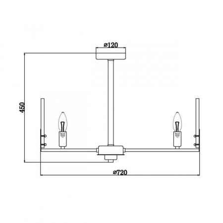 Люстры на штанге — Люстра на штанге Vele Luce VL1951L08 купить в 