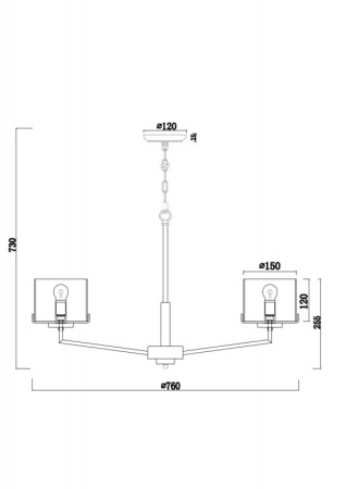 Люстры подвесные — Подвесная люстра Freya FR5096PL-08CH купить в 