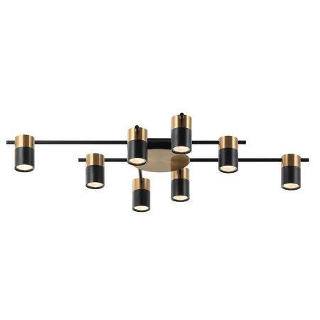 Потолочные люстры — Потолочная люстра Lumien Hall Trey LH4138/8CB-BR-BK купить в 