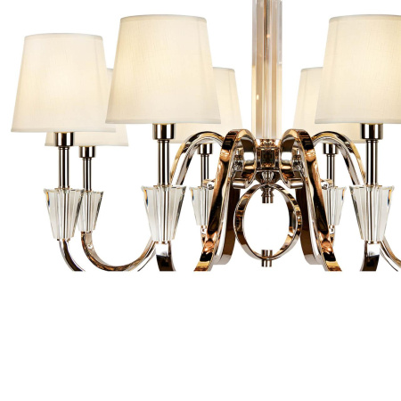 Люстры подвесные — Подвесная люстра iLamp Alesti P2424-8 Nickel купить в 