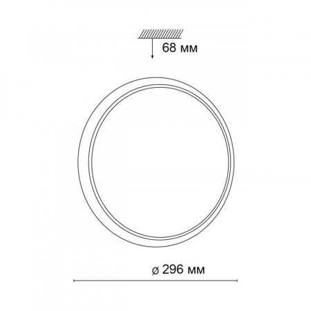 Накладные светильники — Накладной светильник Sonex 3061/18L купить в 