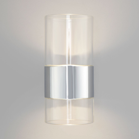 Настенные бра — Бра Eurosvet 40021/1 LED хром/прозрачный купить в 