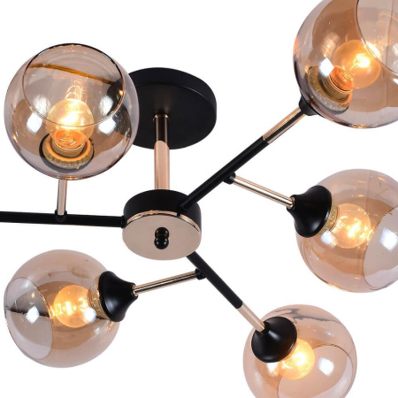 Потолочные люстры — Потолочная люстра Seven Fires Линда SF3301/6C-MBK+GD купить в 