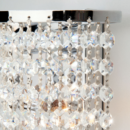 Настенные бра — Бра Eurosvet 3102/2 хром/прозрачный хрусталь Strotskis купить в  Настенные бра — Бра Eurosvet 3102/2 хром/прозрачный хрусталь Strotskis купить в