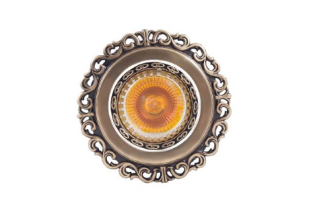 Встраиваемые точечные светильники — Встраиваемый светильник Donolux A1551-Old Gold купить в 