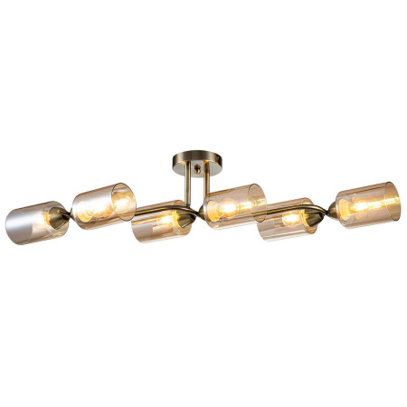 Люстры на штанге — Потолочная люстра Escada Bungarus 1110/6P Bronze купить в  Люстры на штанге — Потолочная люстра Escada Bungarus 1110/6P Bronze купить в