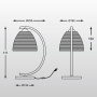 Настольные лампы — Настольная лампа Zumaline Pico MT9023-1S(SILVER) купить в  Настольные лампы — Настольная лампа Zumaline Pico MT9023-1S(SILVER) купить в