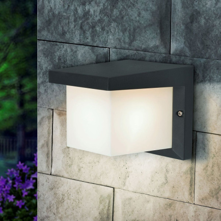 Уличные настенные светильники — Светильник настенный Elektrostandard 1540 TECHNO SHELTER GRIT купить в 