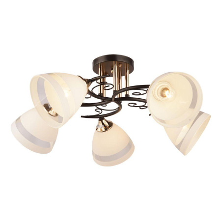 Потолочные люстры — Потолочная люстра IMEX MD.3202-5-S BK+FGD купить в 