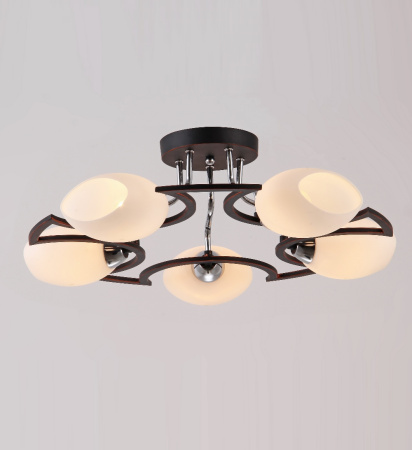 Потолочные люстры — 2452/5 белый с патиной золото купить в 