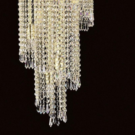 Люстры подвесные — Подвесная люстра Artglass Spiral 400X700 Drops CE купить в 