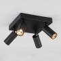 Споты — Спот Eurosvet 20066/4 LED черный/золото купить в  Споты — Спот Eurosvet 20066/4 LED черный/золото купить в