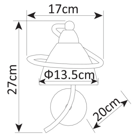 Настенные бра — Бра ARTE Lamp A1565AP-1WG купить в  Настенные бра — Бра ARTE Lamp A1565AP-1WG купить в