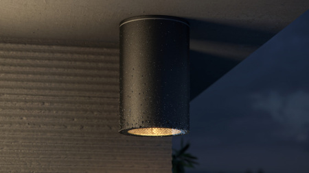 Накладные уличные светильники — Накладной уличный светильник Maytoni O307CL-01B купить в 