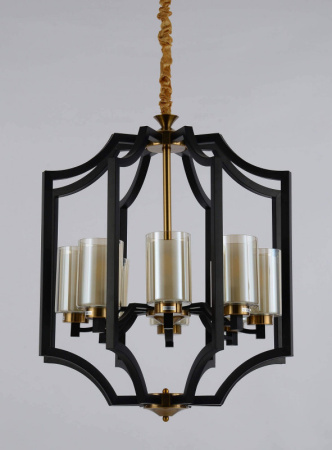 Люстры подвесные — Подвесная люстра Lumina Deco LDP 1224-8 BK+MD купить в 