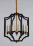 Люстры подвесные — Подвесная люстра Lumina Deco LDP 1224-8 BK+MD купить в 