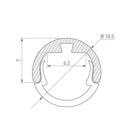 Профили для светодиодных лент — Профиль Arlight 033036 купить в  Профили для светодиодных лент — Профиль Arlight 033036 купить в