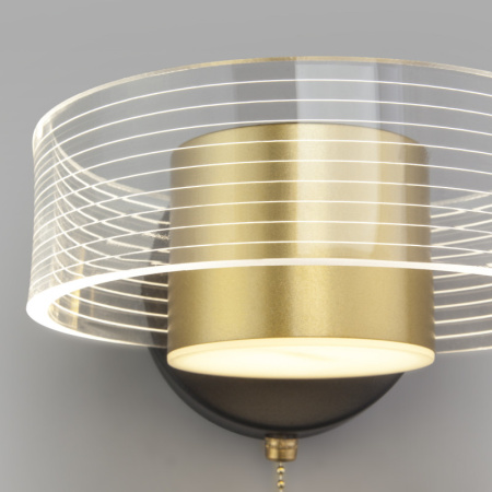 Настенные бра — Бра Eurosvet 90244/1 черный/золото купить в  Настенные бра — Бра Eurosvet 90244/1 черный/золото купить в