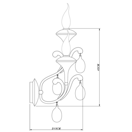 Настенные бра — Бра ARTE Lamp A3239AP-2WH купить в  Настенные бра — Бра ARTE Lamp A3239AP-2WH купить в