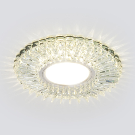 Встраиваемые точечные светильники — Встраиваемый светильник Elektrostandard 2204 MR16 CL прозрачный купить в 