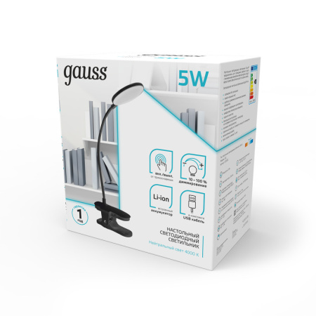 Настольные лампы — Настольная лампа Gauss GT2052 купить в 