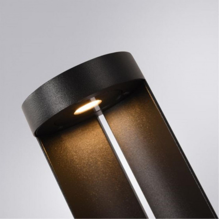 Низкие уличные фонари — Садово-парковый светильник ARTE Lamp A1645PA-1BK купить в 