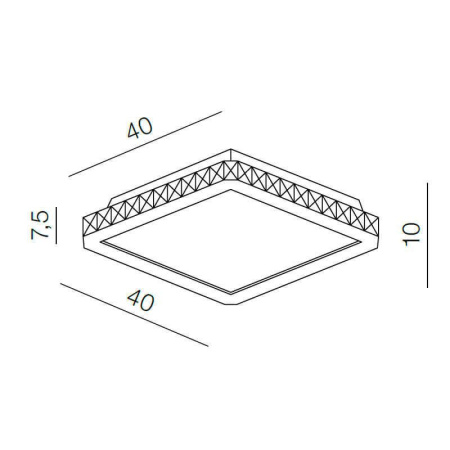 Потолочные светильники — Потолочный светильник Azzardo Gallant 38 AZ1594 купить в 