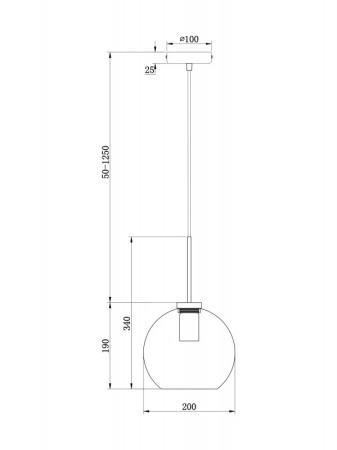 Подвесные светильники — Подвесной светильник Freya FR8002PL-01BS купить в 