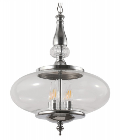 Подвесные светильники — Подвесной светильник Crystal Lux MIEL SP4 CHROME купить в 