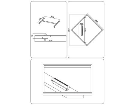 Накладные светильники — Накладной светильник Ambrella Light FL51463 купить в 