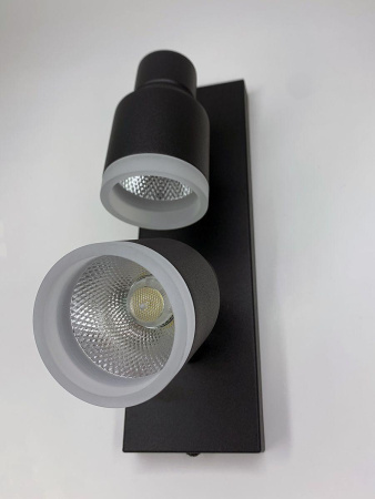 Споты — Светодиодный спот Elvan NLS-1202/2x5W-NH-BK купить в  Споты — Светодиодный спот Elvan NLS-1202/2x5W-NH-BK купить в