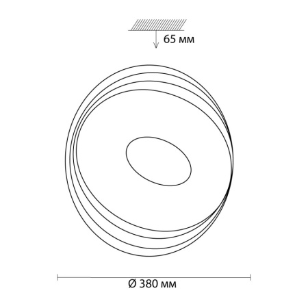 Накладные светильники — Накладной светильник Sonex 3001/DL купить в 