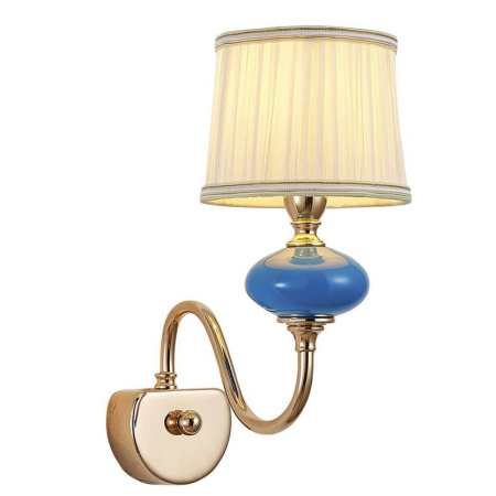 Потолочные светильники — Бра Lumien Hall Макей 1031/1W-GD-PBL-WT купить в 