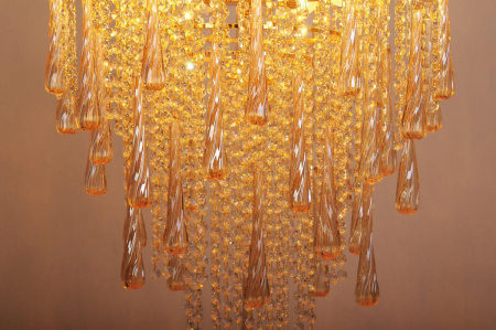 Люстры подвесные — Подвесная люстра Abrasax Greta L.7101-6AMBER купить в 