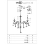 Люстры подвесные — Подвесная люстра Seven Fires Нерезза 65711.01.29.08 купить в 
