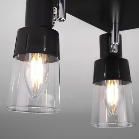 Споты — Спот Eurosvet 20081/4 черный купить в  Споты — Спот Eurosvet 20081/4 черный купить в