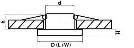 Встраиваемые точечные светильники — Встраиваемый светильник Lightstar 002524 купить в 