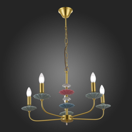 Люстры подвесные — Подвесная люстра Evoluce SLE1117-203-05 купить в 