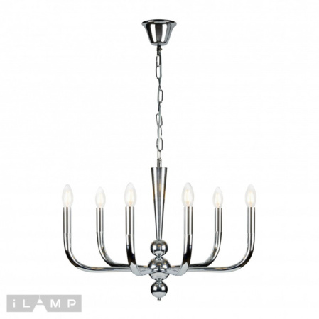 Люстры подвесные — Подвесная люстра iLamp 88088-6 CR купить в 
