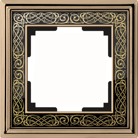 Рамки — Рамка Werkel WL77-Frame-01 (золото/черный) купить в 