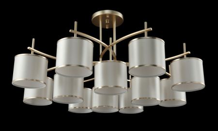 Люстры на штанге — Люстра на штанге Crystal Lux SERGIO PL8+4 GOLD купить в 