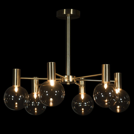 Люстры на штанге — Люстра на штанге LOFT IT 10045/6 Gold купить в  Люстры на штанге — Люстра на штанге LOFT IT 10045/6 Gold купить в