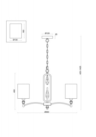 Люстры подвесные — Подвесная люстра Freya FR1007PL-05N купить в 